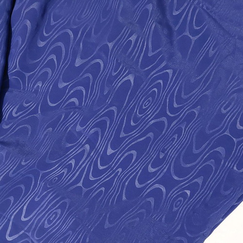 Thin blue roua fabric silk viscose 250x150cm new