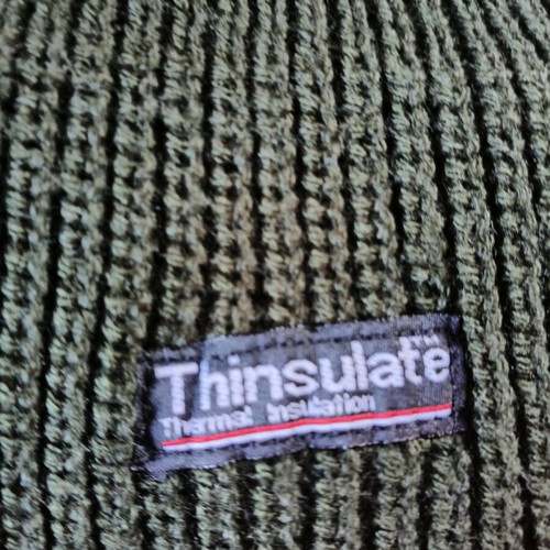 Wool full face army green hat like new
