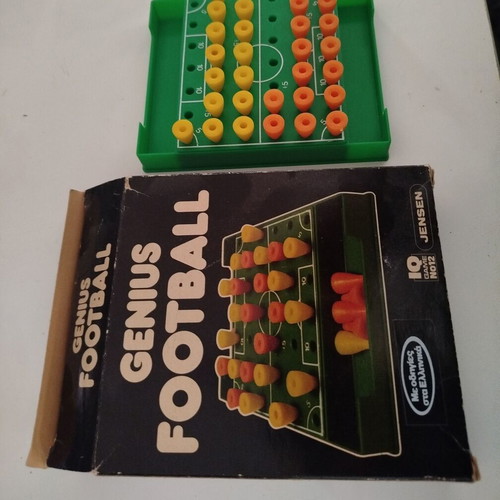 Vintage Genius Football board game used, strategy football