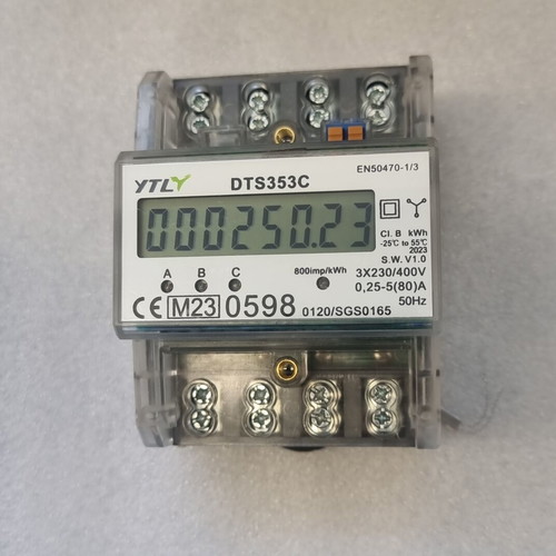 Three-Phase Digital Energy Meter DTS353C 80A like new