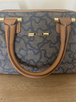 Tous handbag like new, beige and blue