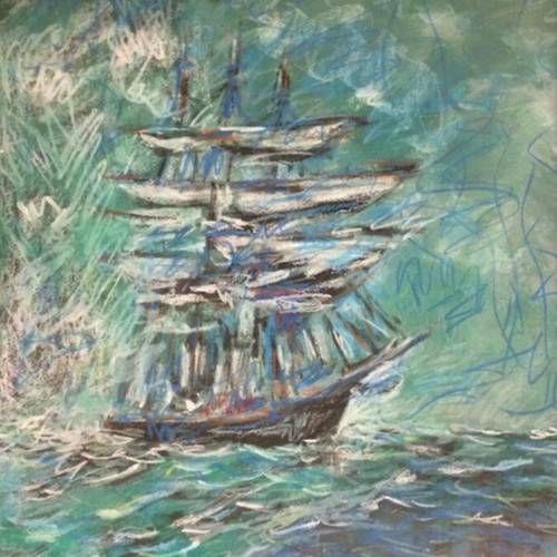 Ralli painting like new, size 50x70