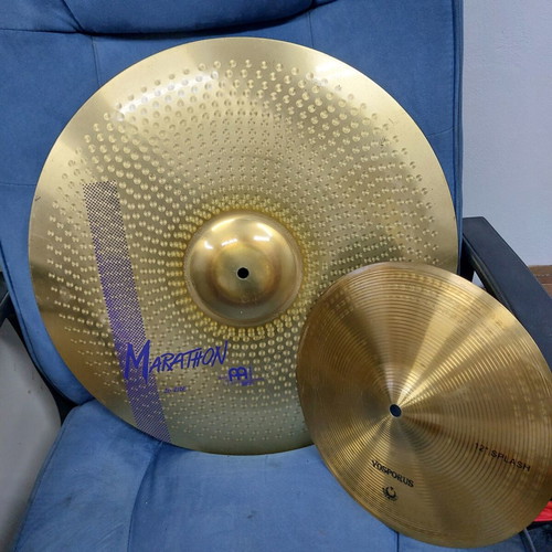 Meinl Marathon Ride 20" cymbal like new with Turkey Splash 12" and drumsticks