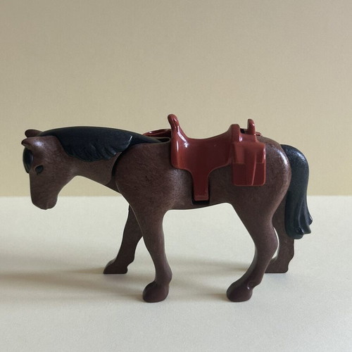 Playmobil Western bandit on horse