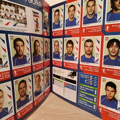 Άλμπουμ Panini World Cup 2006 Germany σαν καινούργιο, 98% συμπληρωμένο