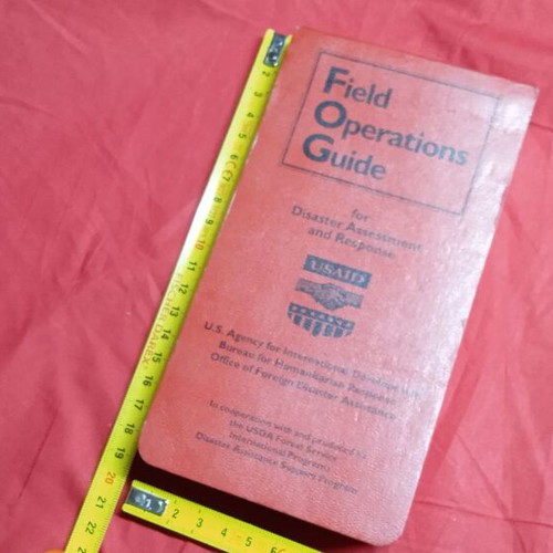Disaster Response Guide like new American book