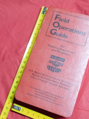 Disaster Response Guide like new American book