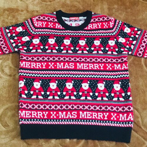 Christmas knitted sweater unused for boys 8-10 years