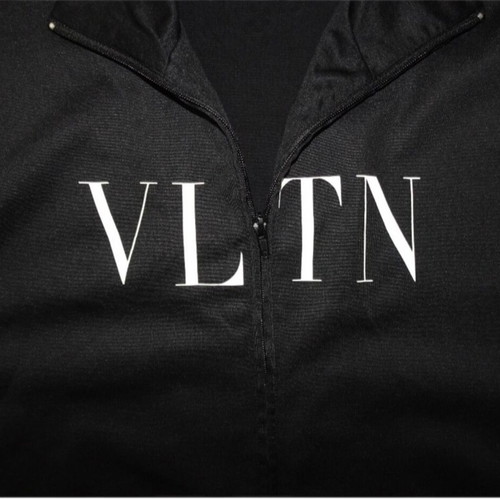 Valentino VLTN Logo Track Jacket New, Black, Size XXL