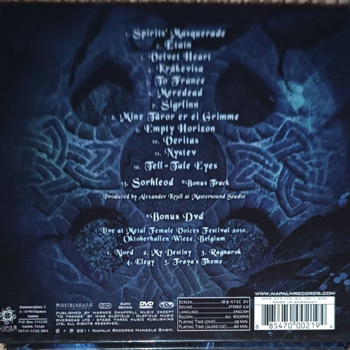 Leaves' Eyes Meredead CD+DVD like new, symphonic folk metal