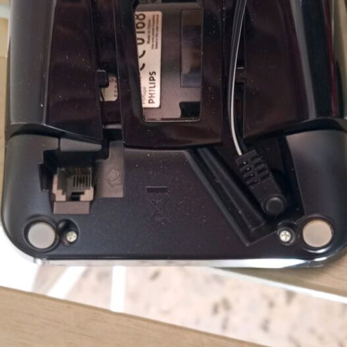Philips wireless phone like new, black