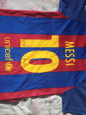 Barcelona kids jersey like new for ages 4-5