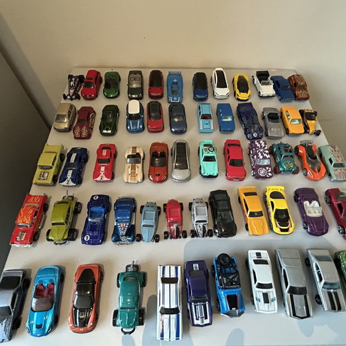 Matchbox and Hot Wheels toy cars set of 60, new