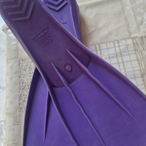 Florida Speedy swim fins used, size 32-34