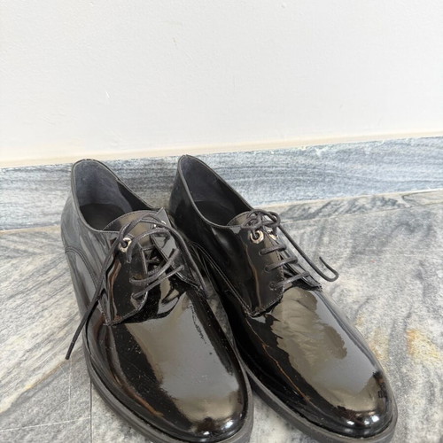 Fratelli Petridi patent leather oxford shoes new size 39 black