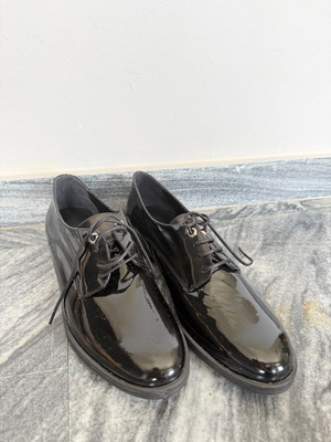 Fratelli Petridi patent leather oxford shoes new size 39 black