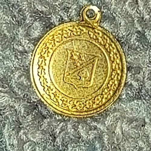 Occult Amulet like new, 15mm diameter, 0.75mm thick