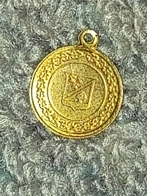 Occult Amulet like new, 15mm diameter, 0.75mm thick