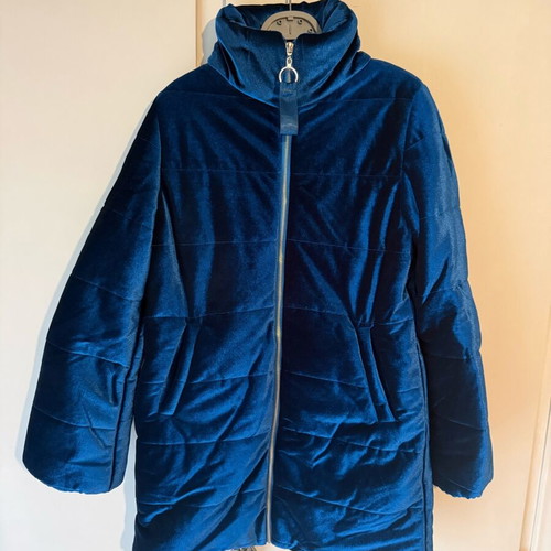 Velvet jacket like new, blue, size S