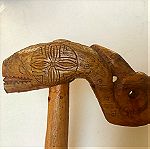  Παραδοσιακή κλίτσα χειροποίητα σκαλισμένη από χωριό του Σούλιου φτιαγμένη από κρανιά