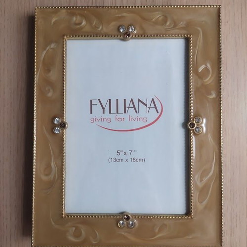 Metal Table Photo Frame 17x22 cm like new