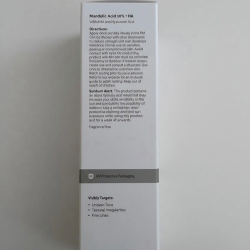 The Ordinary Mandelic Acid 10% 30ml new