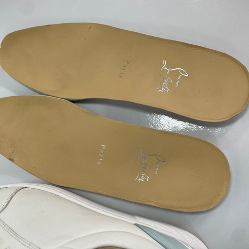 Christian Louboutin Fun Louis Junior leather sneakers like new, white, size 41