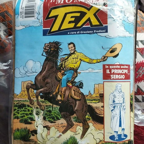 Tex Willer IL PRINCIPE SERGIO resin figure new with magazine