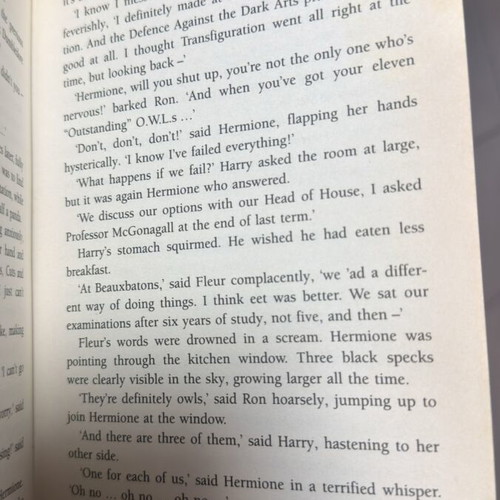 Harry Potter and the Half-Blood Prince hardcover First Edition with misprint