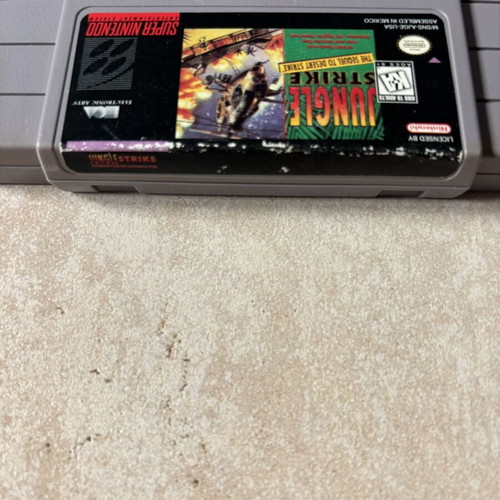 Jungle Strike Super Nintendo SNES game, American