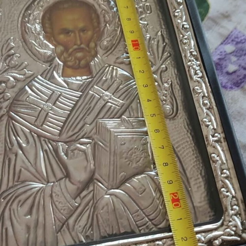 Silver religious icon like new