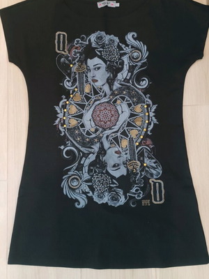 Hype dress used black with unique design and short sleeves