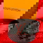 Louis Vuitton ζώνη μαύρη διπλής όψης 100cm LV