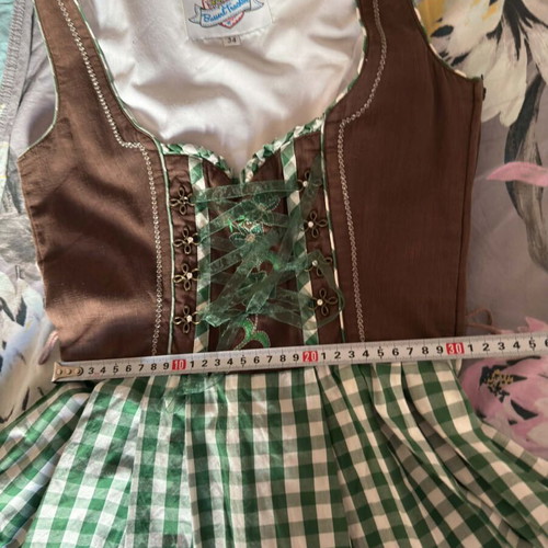 Busserl Trahten traditional Bavarian dress and blouse used, size S