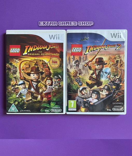 LEGO Indiana Jones 1 & 2 – Nintendo Wii (PAL) – Πακέτο Περιπέτειας