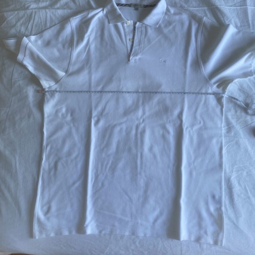 Burberry XXL men's polo shirt used, white