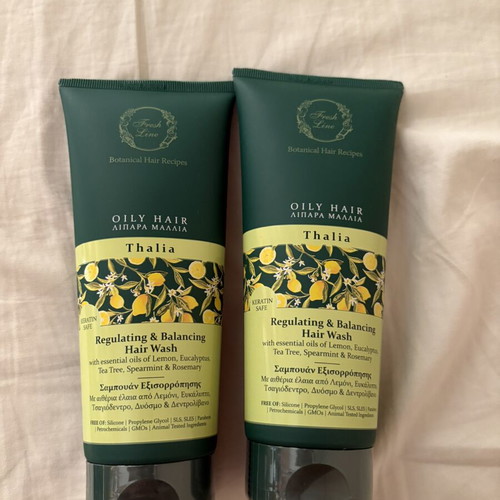 Fresh Line Shampoo Set New, 2x200ml for Oily Hair