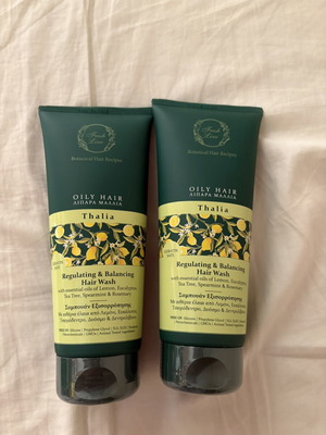 Fresh Line Shampoo Set New, 2x200ml for Oily Hair