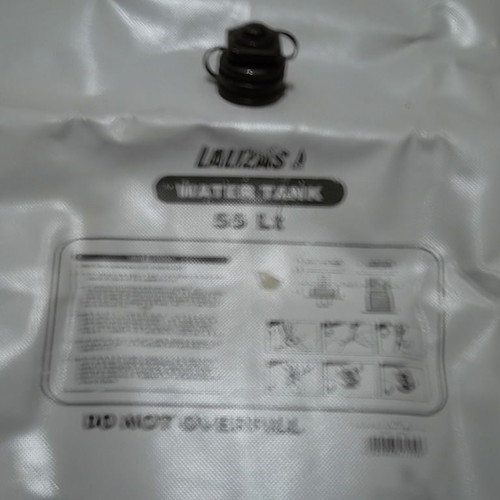 Water bag used 55 liters plastic for boat