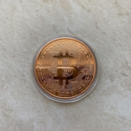 Metal Bitcoin Coin new, excellent quality