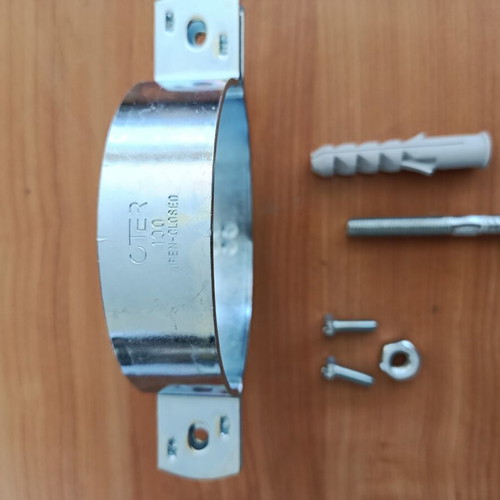 Metal Pipe Collar Support CTF 2040 Ø100 mm with M10x120 Screw