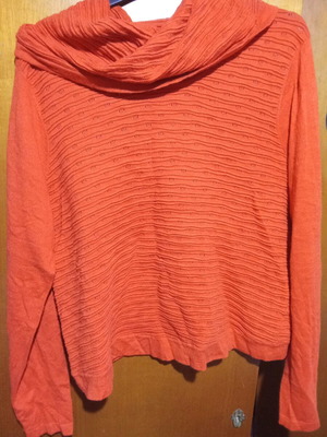 San Antonio knitted sweater new, orange, size XXL