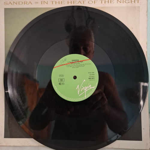 Sandra In the Heat of the Night LP used