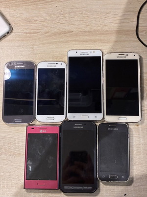 Phone lot used, all working, some without battery or cover, unlocked