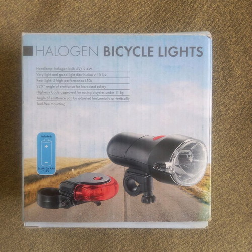 Bicycle lights like new for front and rear