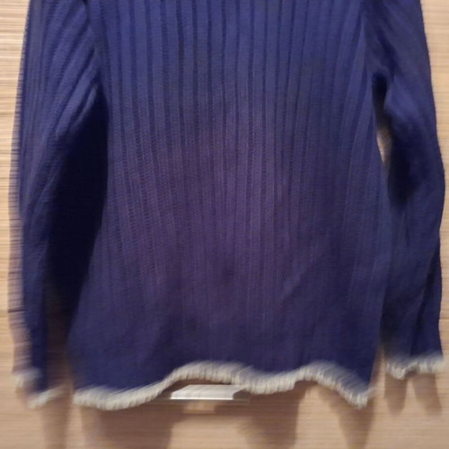 Freeport acrylic pullover Large like new blue