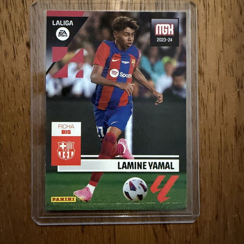 Lamine Yamal 23 Panini Megacracks #108 BIS Rookie RC Barcelona PSA 10 Candidate card