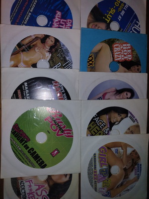 Adult DVDs set of 11, like new, no Greek subtitles