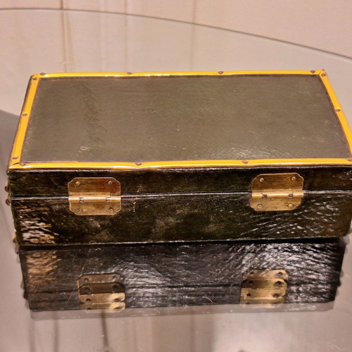 Wooden jewelry storage box bijouterie