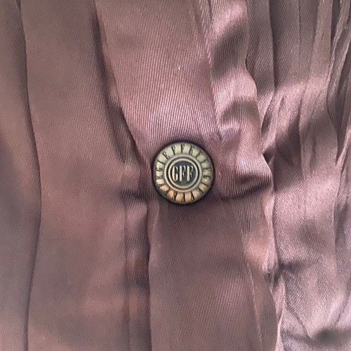 Gianfranco Ferre puffer jacket used, brown, size Medium